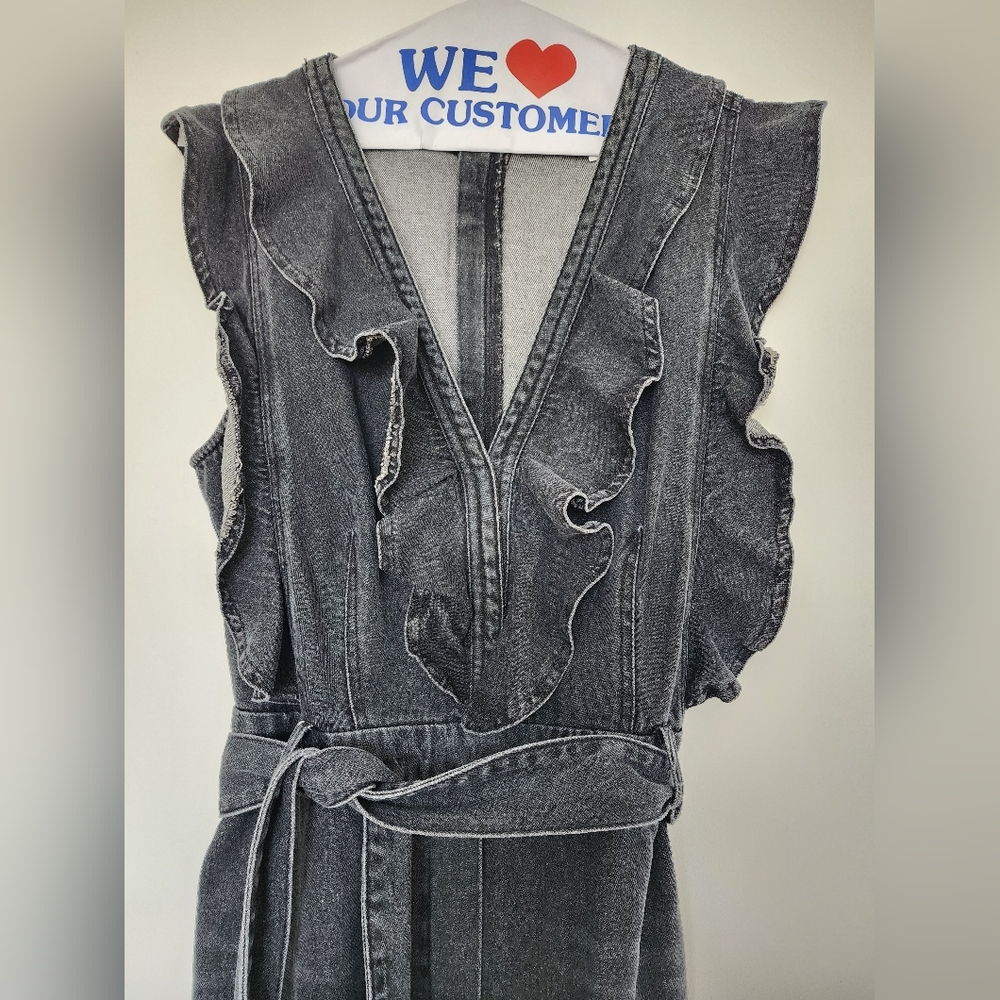 Mare x Anthropologie Denim Jumpsuit